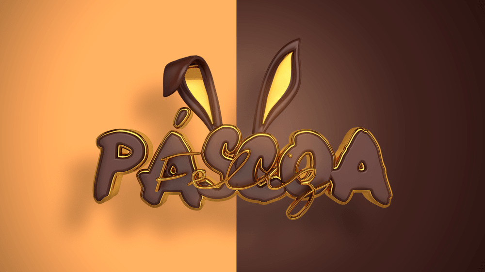 Free Sticker Easter - Feliz Páscoa
