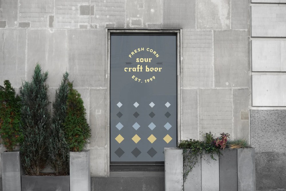 Bar Window PSD Mockup — Mr.Mockup | Graphic Design Freebies