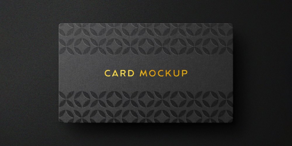 Free Deluxe Business Card Logo Mockup