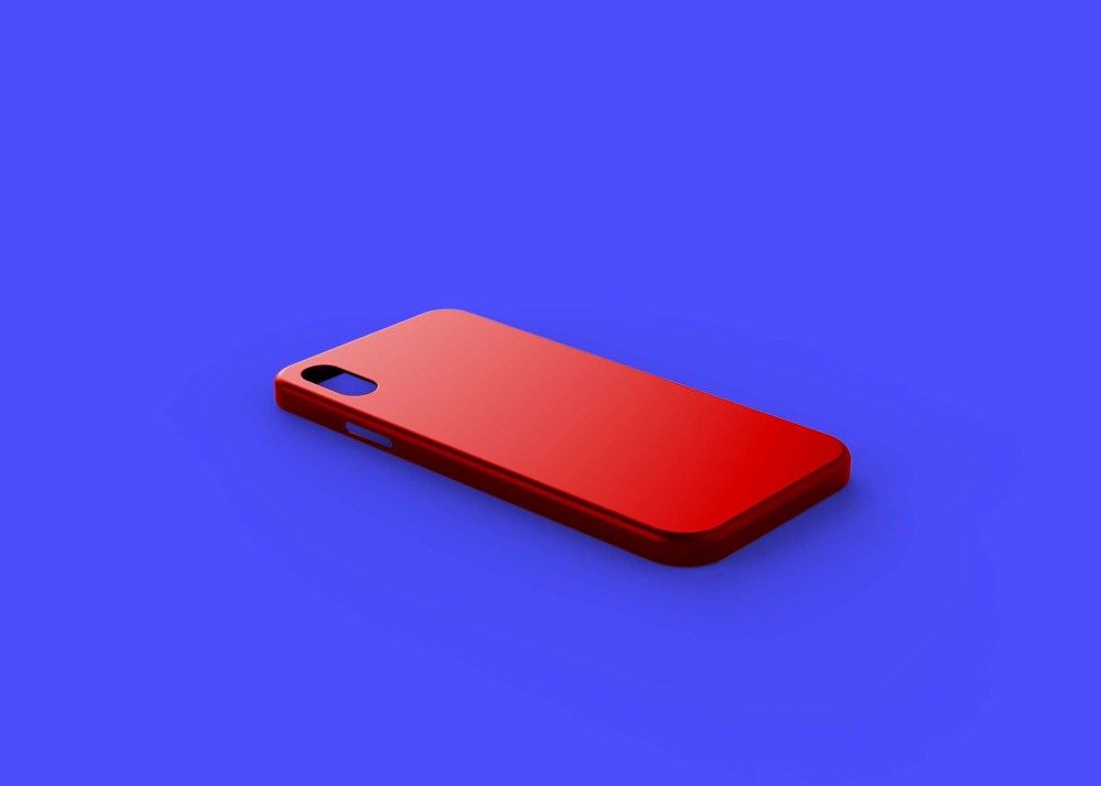 Free iPhone Cover Design Mockup | eyMockup