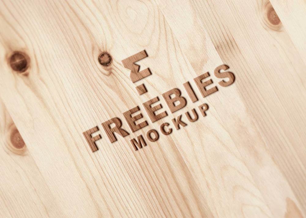 Ashes Wood Logo Mockup - Freebies Mockup