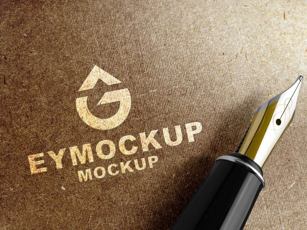 Famous 3D Logo Mockup - Freebies Mockup