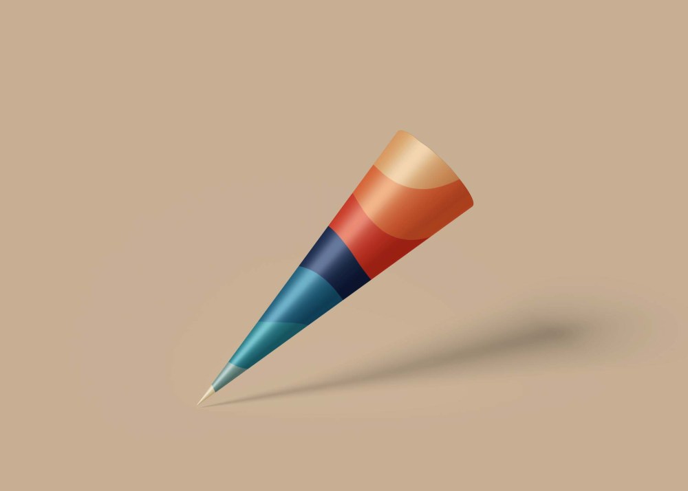 Ice-Cream Cone Mockup - Freebies Mockup