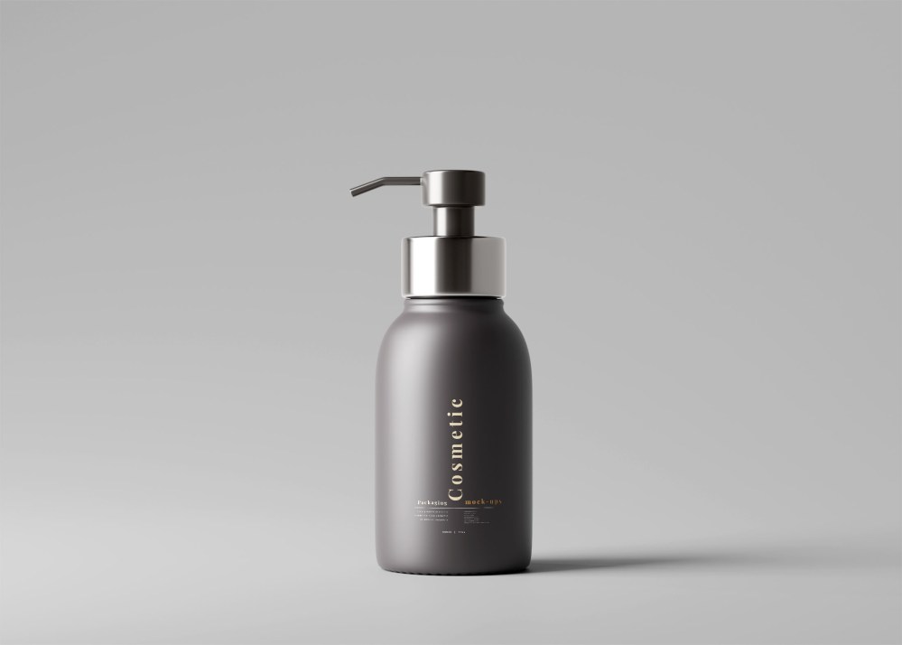 Pump Bottle Mockup - Freebies Mockup