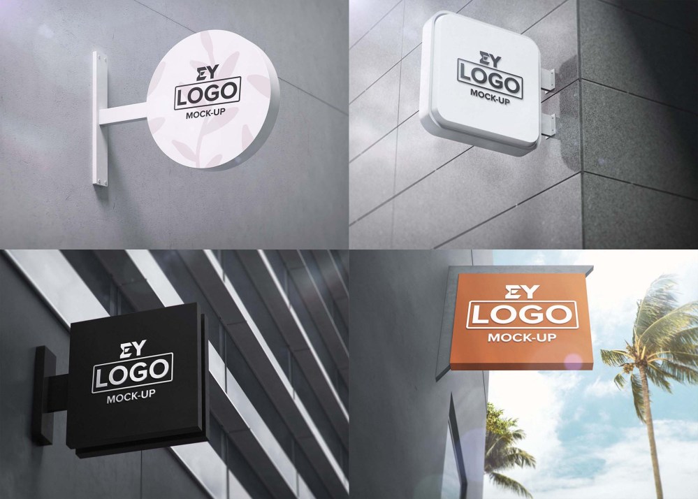 Sign Mockups PSD