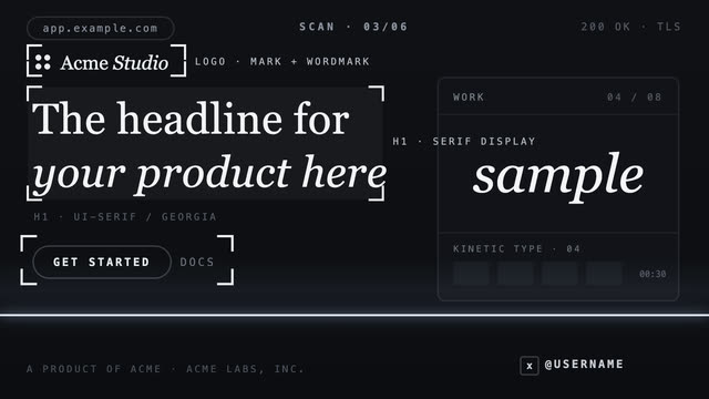 Scanline annotate focus
