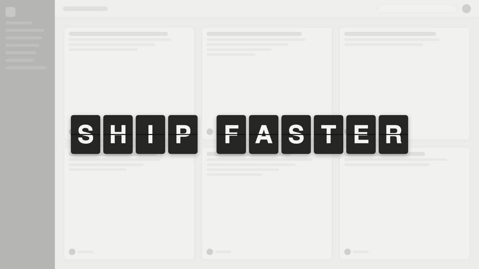 Split-flap board title