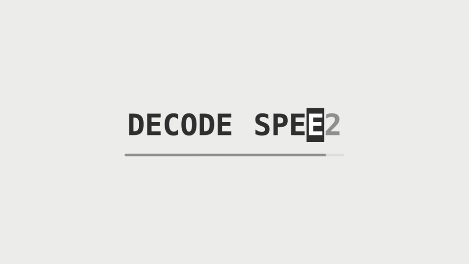 Scramble decode vs letter drop