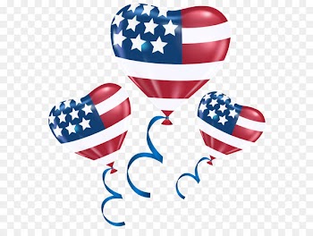 0 Clip art - USA Heart Balloons PNG Clip Art Image 