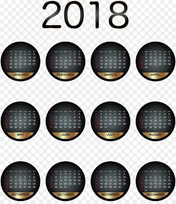 0 Desktop Wallpaper Clip art - calendario 2018 