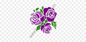 001- Free Vector Graphic Download Bouquet Of Roses - Rose Bouquet Stencil