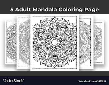 05 adult mandala coloring page for kdp