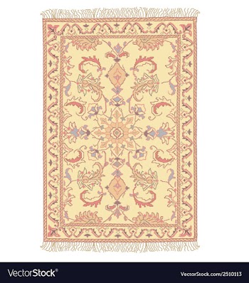 0riental-carpet vector image