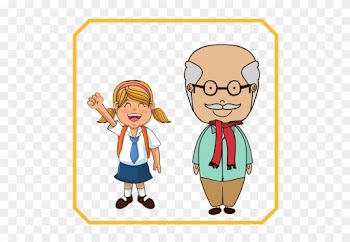 0shares - Girl Student Cartoon