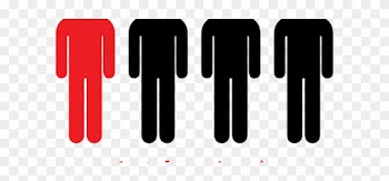 1 Out Of 4 People - 1 In 4 People Graphic