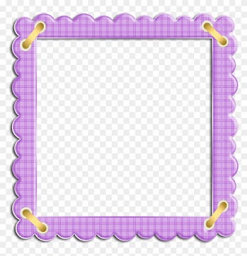 1 - Purple Dots Frame