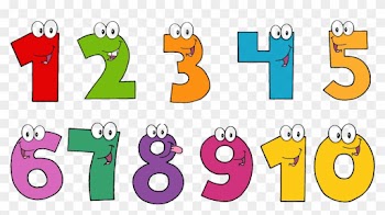 1 To 10 Numbers Transparent Background - 1 To 10 Numbers