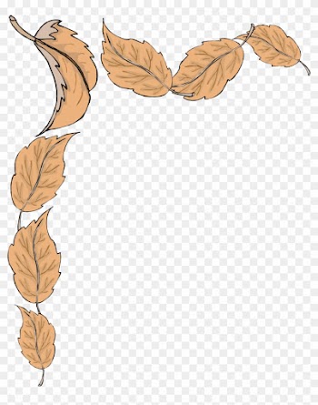 10 Fall Leaves Border Clipart - Fall Leaves Border
