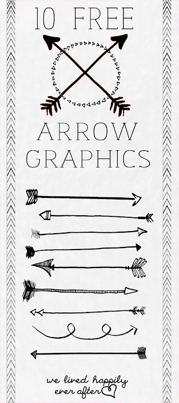 10 Free Arrow PNG Graphics | printables. downloads. | Fonts ...