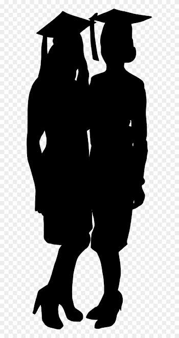 10 Graduation Silhouette - Portable Network Graphics
