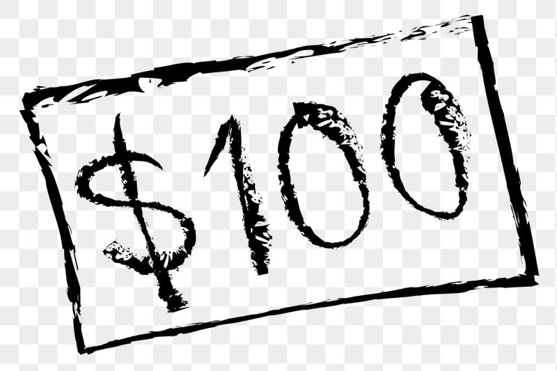 $100 dollar bill png sticker, | Free PNG Illustration - rawpixel