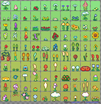100 Flower Sprites by Neoriceisgood on DeviantArt