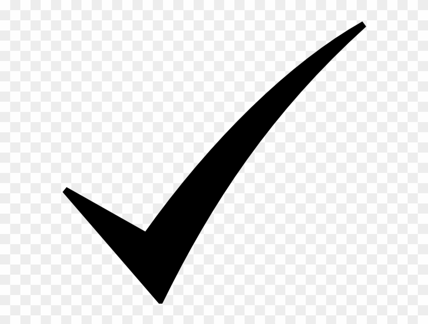 100% Mink Lashes - Black Check Mark Vector