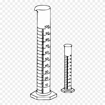 100 Ml Graduated Cylinder Drawing