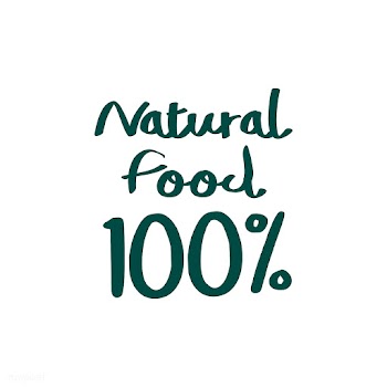 100% natural and organic food typography vect.. | Free stock vector - 516534