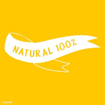 100% natural and organic food typography vect.. | Free stock vector - 516589