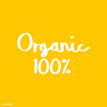 100% natural and organic food typography vect.. | Free stock vector - 516596