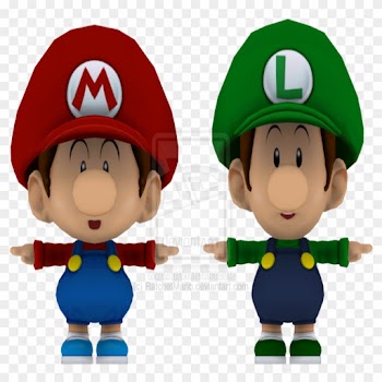 1024 Terug Naar Kleurplaat Mario 3d Land - Baby Mario Baby Luigi