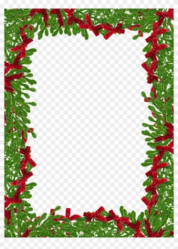 1024 X 1379 18 - Clip Art Christmas Border