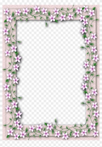 103 Best Borders/frames Images On Pinterest - Flower Picture Frame Png