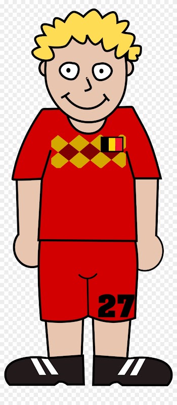 1073 X 2400 0 - Soccer Player Clipart