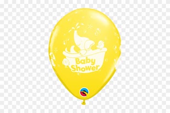 11" Assorted Baby Shower Elephant Latex Balloons X - Yellow Baby Shower Balloons