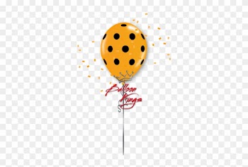 11in Latex Polka Dots Orange/black - Picsart Merry Christmas All Png