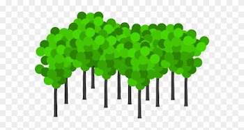 12 Trees Clip Art - Group Of Trees Clipart