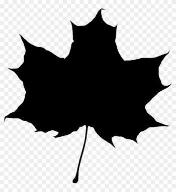1296471269 Fall Leaves Clip Art Black And White Question - Maple Leaf Silhouette Png