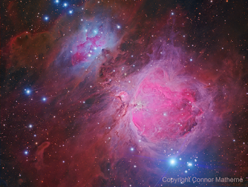 13 hours of the Orion Nebula from DSW : astrophotography
