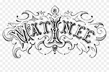 1323 Matinee Heading Word Free Vintage Clip Art - Illustration