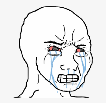 135kib, 700x710, Wojak - Crying Sony - Free Transparent PNG ...