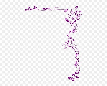 14 Best Photos Of Purple Border Clipart - Floral Border Clip Art
