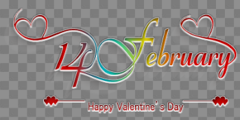 14 February PNG Image Background