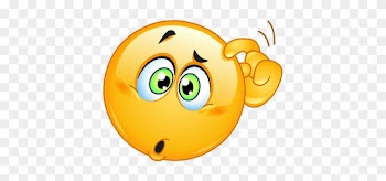 14 Really Cool Emoticons Images - Thinking Emoji
