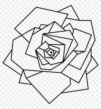 1457 X 1502 10 0 - Geometric Rose