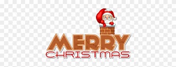 148377 Animated Merry Christmas With Santa - Christmas