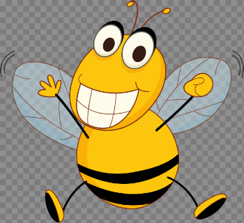 15 Bees transparent quiz for free download on mbtskoudsalg
