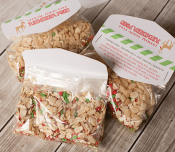 15 Minute Reindeer Food Favor and Free Printable - Frog Prince Paperie