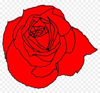 15 Simple Roses Drawings - Red Roses Simple Drawing